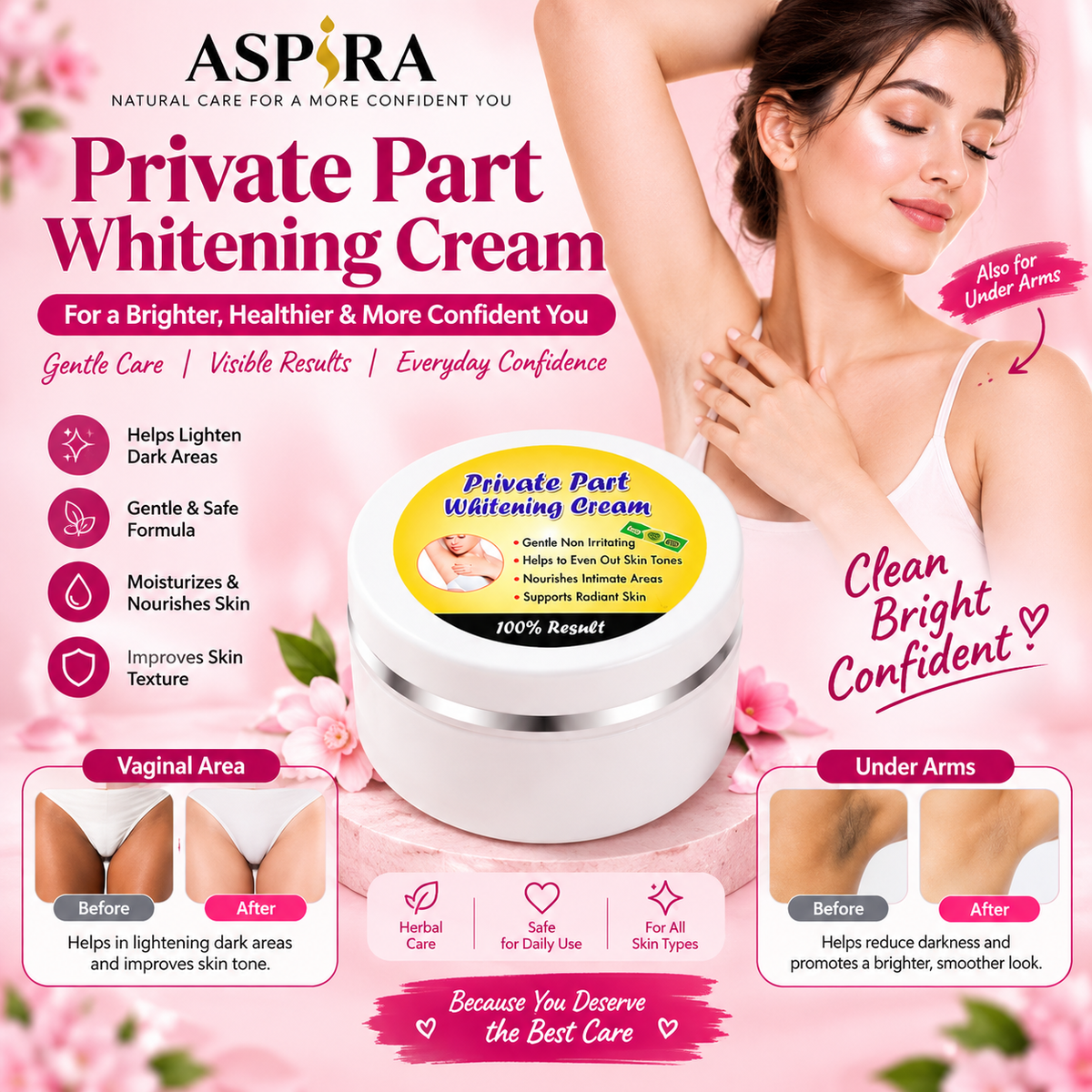 Private Parts Whitening cream