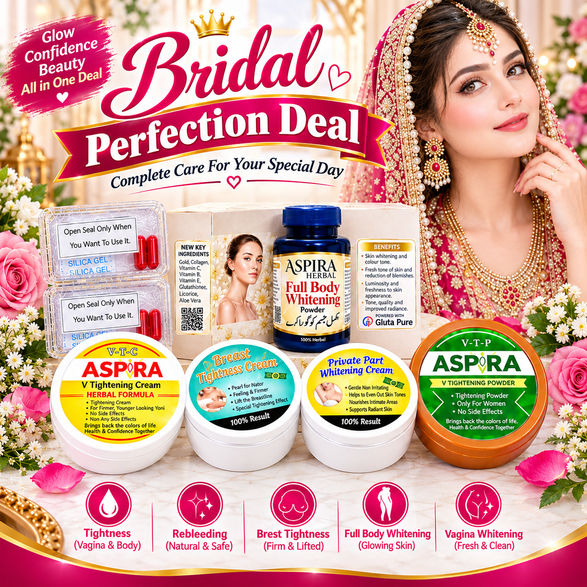 Bridal tightness&Re Bleeding & Whitening Combo Deal