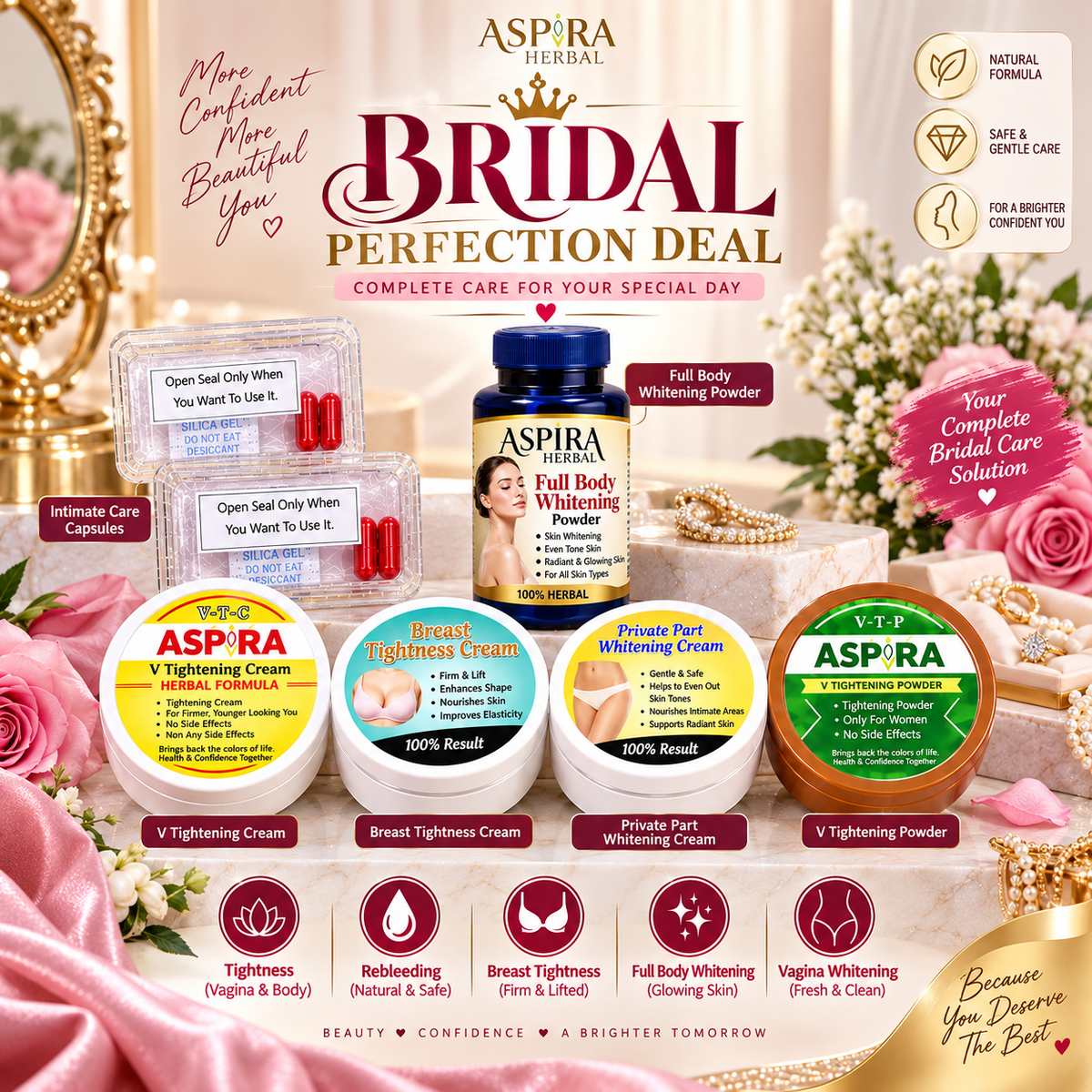 Bridal tightness&Re Bleeding & Whitening Combo Deal